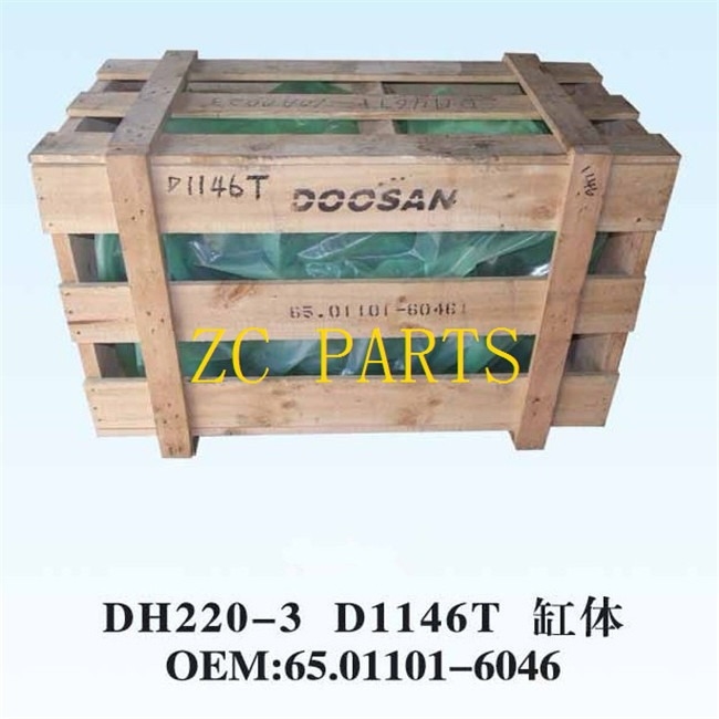 65.01101-6046 Blok cylindrów silnika koparki dla Daewoo DH200-3 D1146T