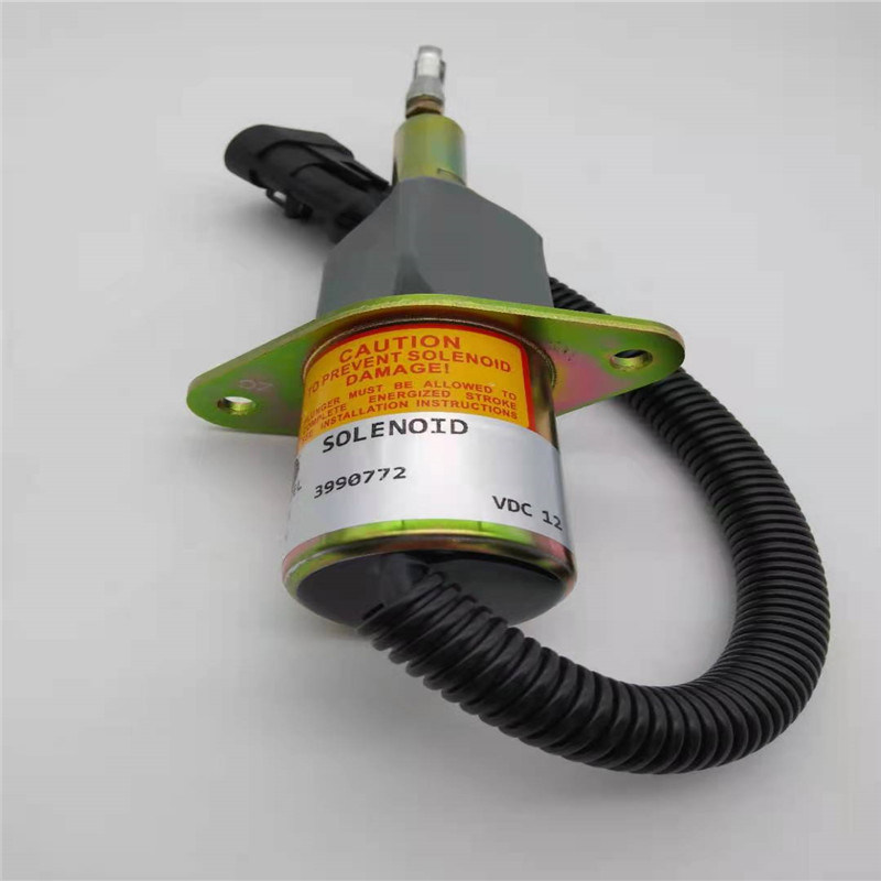 3990772 Zawór elektromagnetyczny zatrzymujący pasujący do Cummins 6CT8.3L SA-4932-12 LiuGong