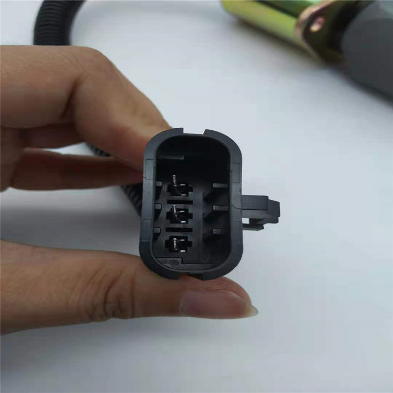 SA-4780-24 Zawór elektromagnetyczny zatrzymujący odpowiedni do części silnika Woodword 24V Czarna wtyczka