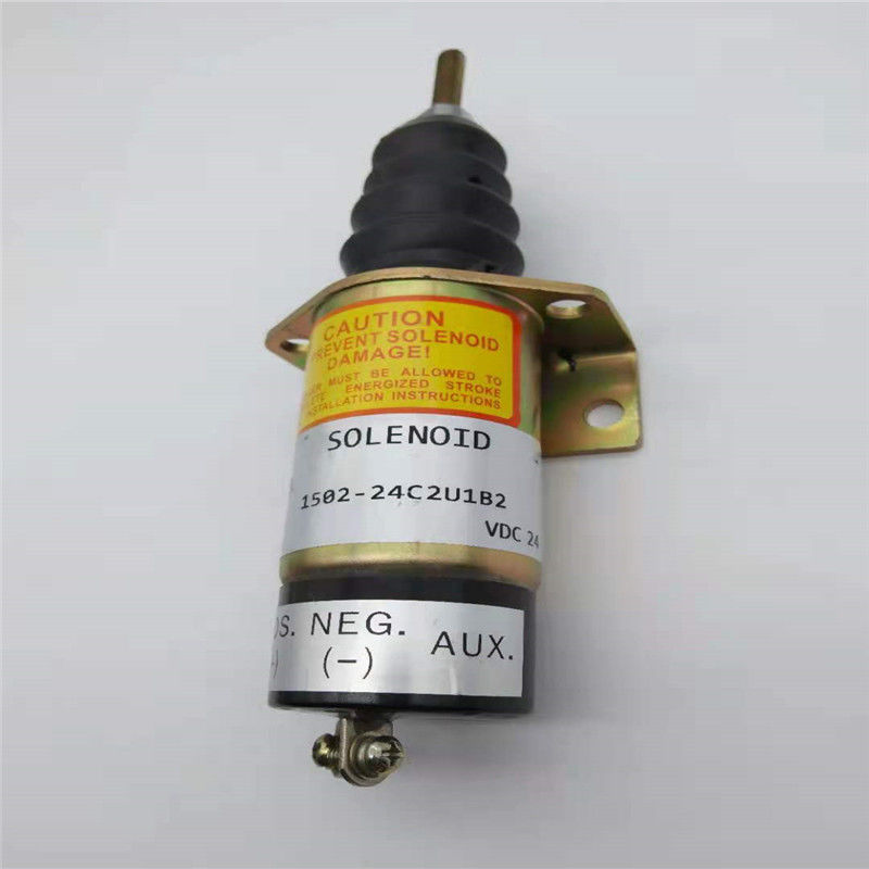 1502-24C2U1B2 Zawór elektromagnetyczny zatrzymania pasujący do silnika koparki Woodward Cummins 24V