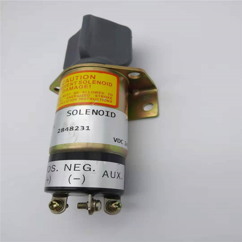 SA-3453-T 2848231 Zawór elektromagnetyczny zatrzymujący 24 V Pasuje do części silnika koparki Perkins