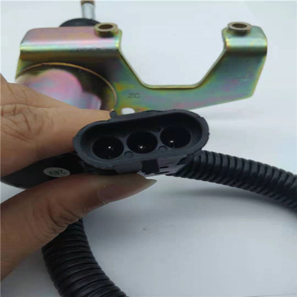 SA-3742-24 Zawór elektromagnetyczny zatrzymujący pasujący do silnika koparki Woodword / Cummins / Deutz